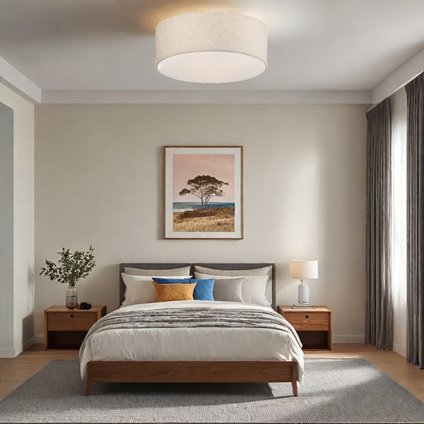 Moderne Plafondlamp in Trommelvorm – Elegante Verlichtingsoplossing voor Thuis