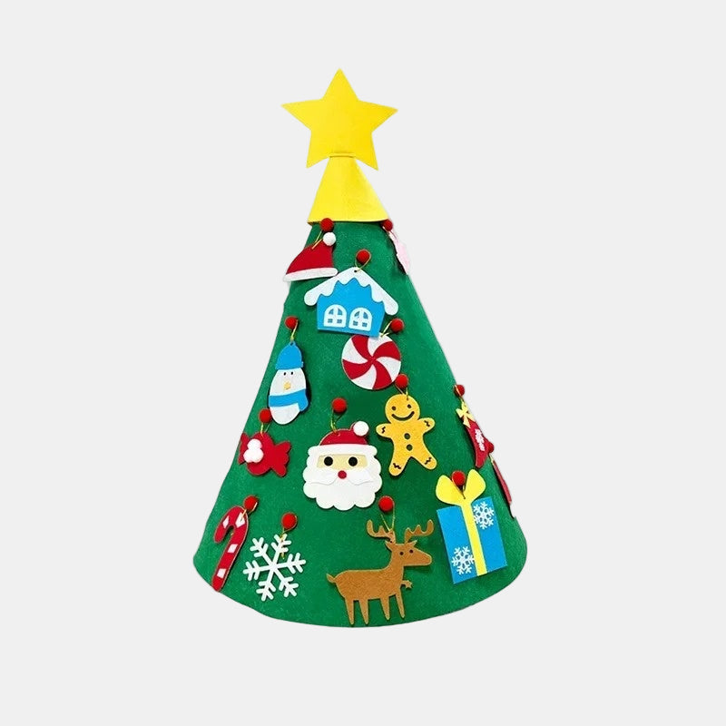 3D DIY Kerstman Decoratie Kleurrijke Kerstversiering voor Binnen