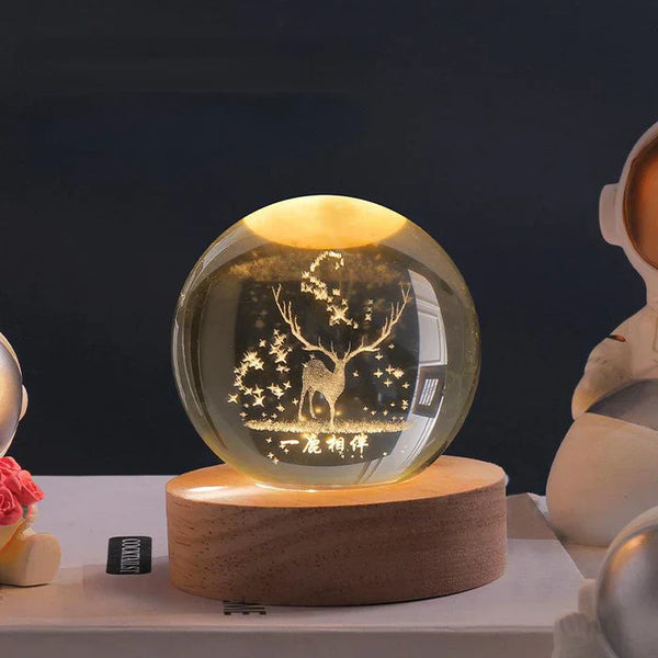 3D Galaxie LED Kugel Lamp  Kosmische Sterrenhemel Sfeer voor Slaapkamer  Woonkamer