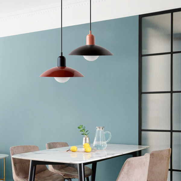 Elegante Gradient Hanglamp – Ronde Moderne Pendellamp voor Stijlvolle Woondecoratie