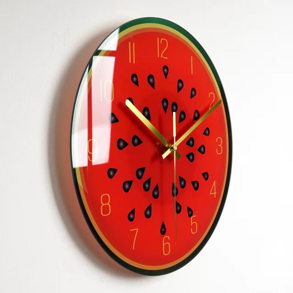 Grote Moderne Glazen Wanduhr – Elegante Decoratieve Klok voor Keuken & Woonkamer