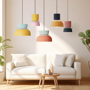 Moderne Nordische Kleurrijke Hanglamp – DulceHue Verstelbare Plafondlamp