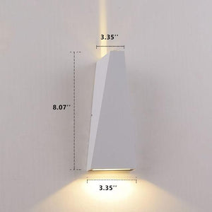Trapezium Dual LED Wandlamp – Moderne Binnen- & Buitenverlichting voor Thuis