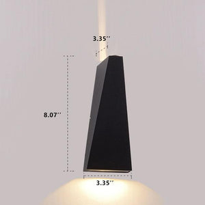 Trapezium Dual LED Wandlamp – Moderne Binnen- & Buitenverlichting voor Thuis