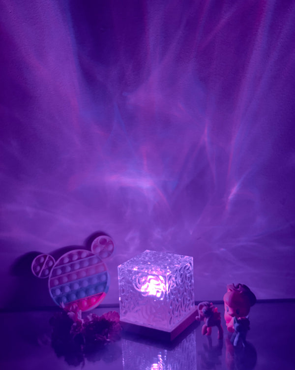 PrismWappen Kristal-Inspiratie LED Tafellamp – Elegante Geometrische Verlichting voor Thuis