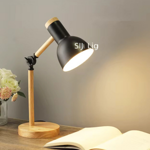 EvoLite Moderne Houten Tafellamp – Minimalistische Nachtlamp & Bureauverlichting