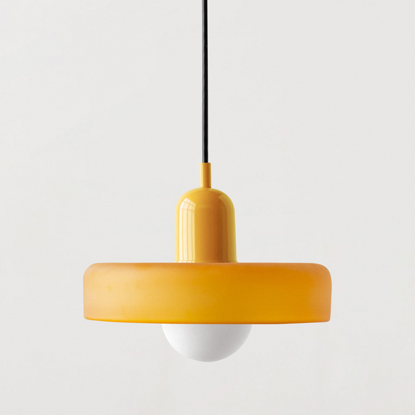 Bauhaus Hanglamp van Gekleurd Glas | Moderne Artistieke Pendellamp voor Thuis