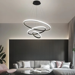 Moderne Geometrische LED Hanglamp – Infinity Lus Plafondlamp