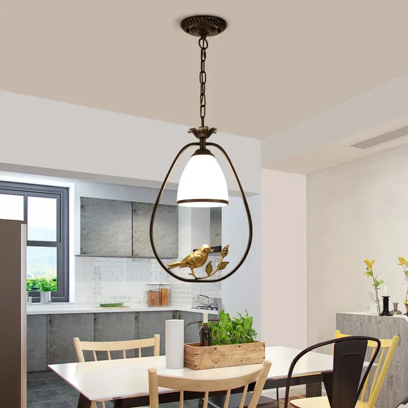 Moderne Glas & IJzer Kroonluchter – Stijlvolle Plafondlamp voor Woon- & Eetkamer