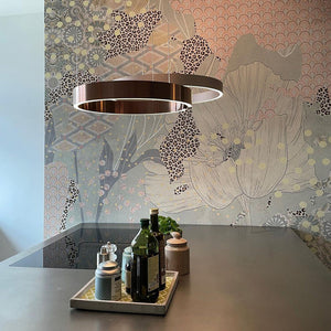 Moderne LED Plafondlamp Zwart – Ronde Metalen Lamp 40/60/80 cm