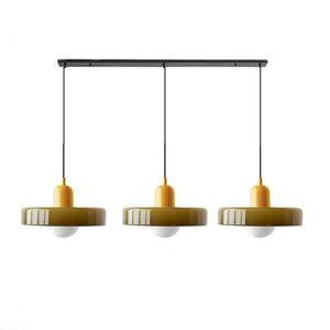 TrioGlow Hanglamp – Stijlvolle Drie Gekleurde Glazen Kappen voor Moderne Verlichting