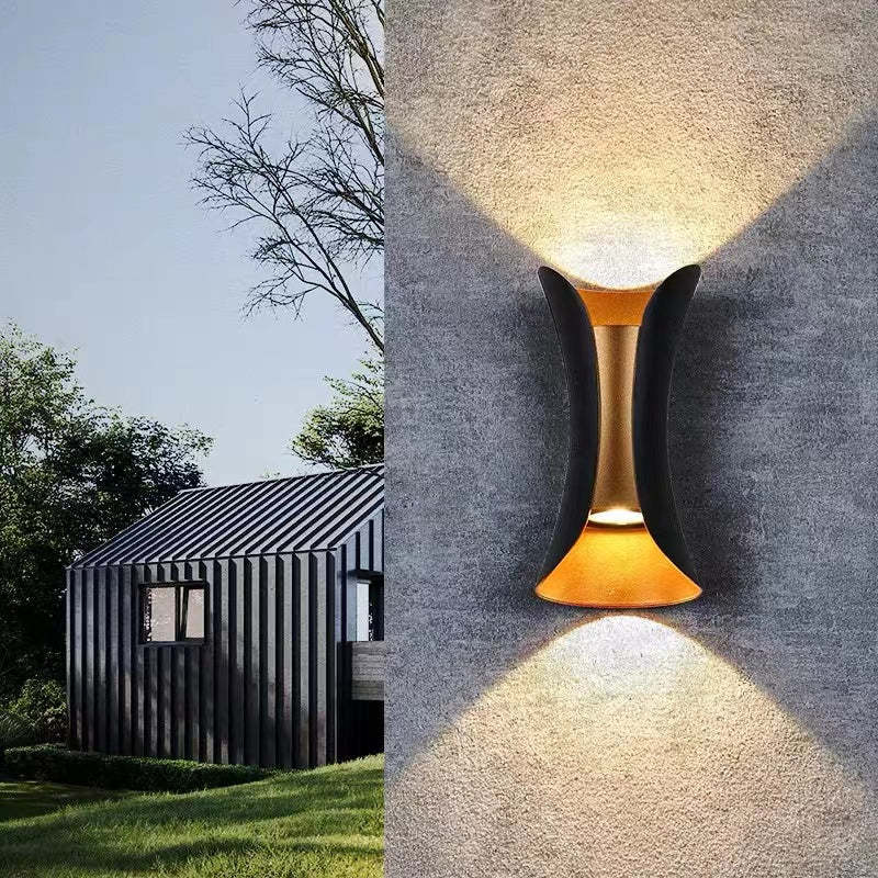 Elegante Waterdichte LED Wandlamp voor Buiten – Aluminium Modern Ontwerp