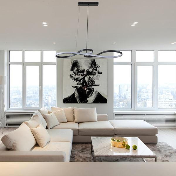 Moderne Minimalistische LED Hanglamp in Driekleur – Stijlvolle Plafondlamp