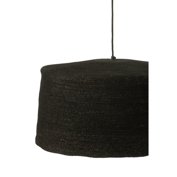 J-Line Hanglamp Moonj – Zwart Rotan – Set van 3 Moderne Hanglampen