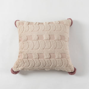 Geborduurde Kussenhoes met Patroon 45x45cm – Elegante Woondecoratie