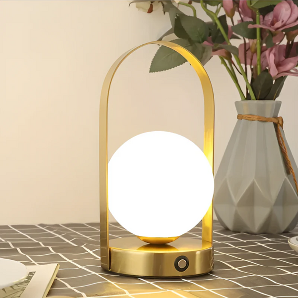 Draadloze Oplaadbare Tafellamp Bol – LED Verlichting Binnen & Buiten