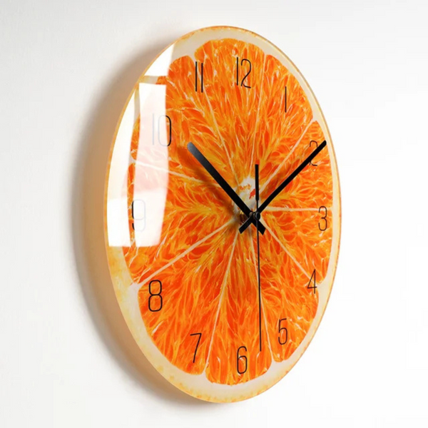 Grote Moderne Glazen Wanduhr – Elegante Decoratieve Klok voor Keuken & Woonkamer