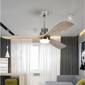 Moderne Plafondventilator met Afstandsbediening – Scandinavisch Design & LED Licht voor Woon- en Slaapkamer