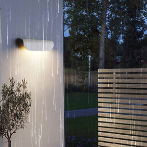 Gebogen LED Buitenwandlamp – Moderne Weerbestendige Tuin- & Terrasverlichting