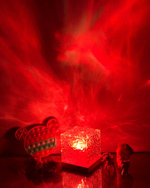 PrismWappen Kristal-Inspiratie LED Tafellamp – Elegante Geometrische Verlichting voor Thuis