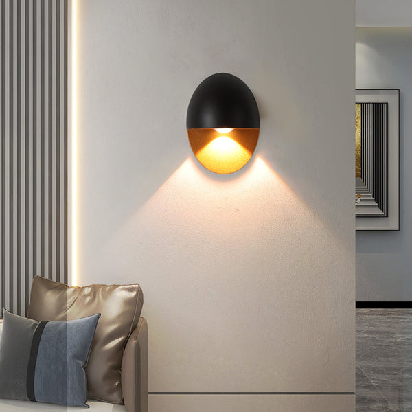 Minimalistische Ovale LED Buitenwandlamp – Moderne & Energiezuinige Verlichting