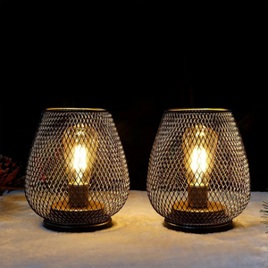 Draadloze LED Lantaarn – Dimbaar Warm Licht voor Binnen en Buiten