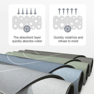 Sneldrogende Badmat 50x80cm Zachte & Absorberende Bademat voor Moderne Badkamers
