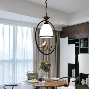 Moderne Glas & IJzer Kroonluchter – Stijlvolle Plafondlamp voor Woon- & Eetkamer