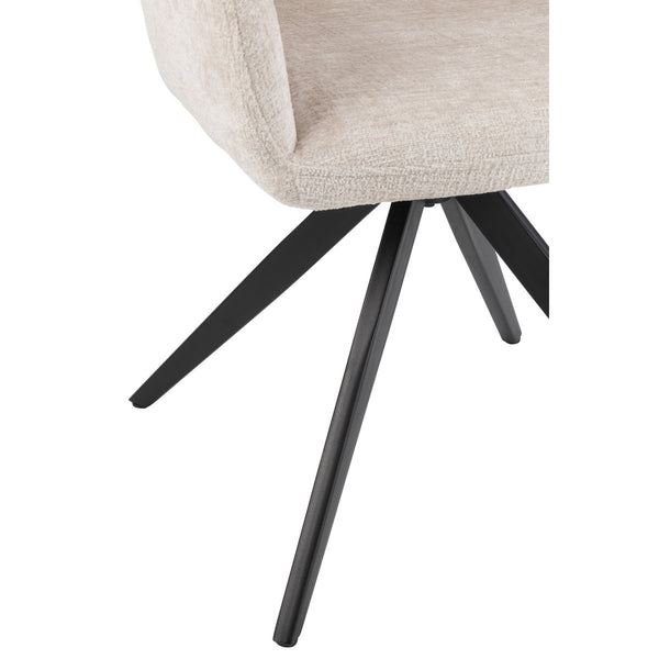 J-Line stoel Louna - ijzer/acryl - ivoor