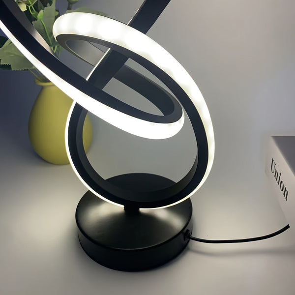 Moderne LED Bureau Lamp met Touch Control en USB – Verstelbare Helderheid & Minimalistisch Design