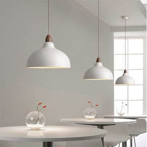 Minimalistische Noordse Hanglamp – Verstelbare Plafondlamp in Zwart of Wit