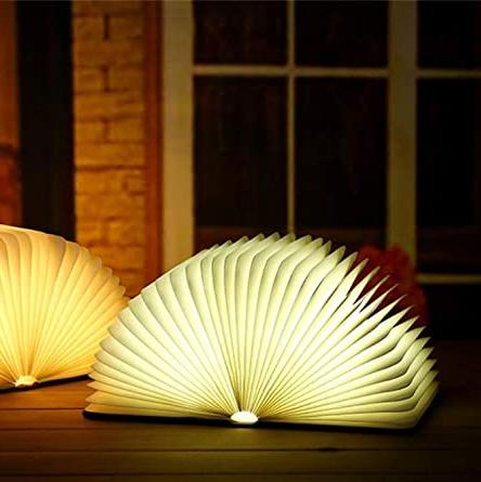 Oplaadbare Vouwboek Lamp – Magische LED Tafellamp voor Sfeervolle Woondecoratie