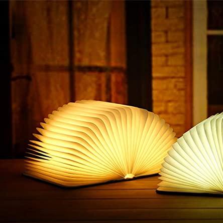 Oplaadbare Vouwboek Lamp – Magische LED Tafellamp voor Sfeervolle Woondecoratie