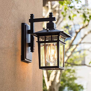 Elegante Zwarte Buitenwandlamp Alessio – Moderne Tuin- & Terrasverlichting