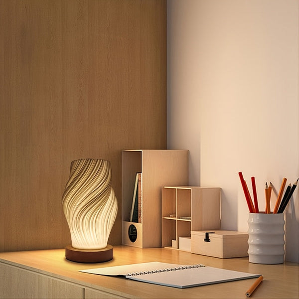 Dimbare Minimalistische LED Tafellamp – Moderne Bedlamp & Sfeerverlichting voor Thuis
