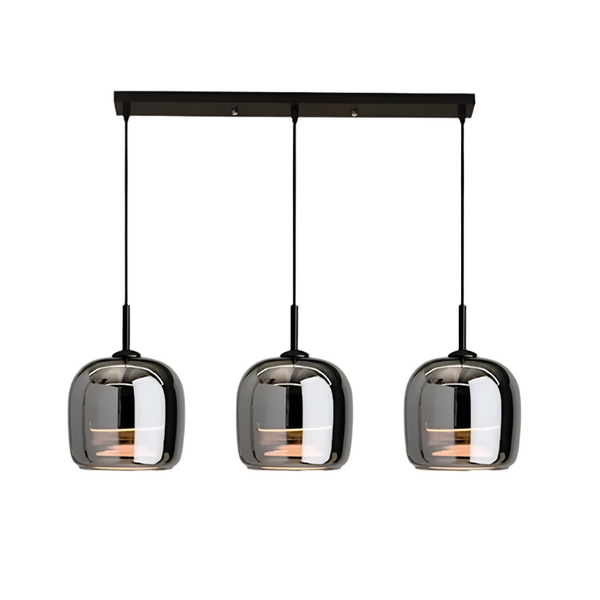 NoirGlass Hanglamp – Elegant Zwart Glas voor Moderne Interieurs (2 Pack)