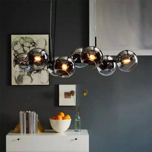 Scandinavische kroonluchter hanglamp met glazen bollen – Moderne plafondlamp