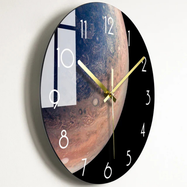 Grote Moderne Glazen Wanduhr – Elegante Decoratieve Klok voor Keuken & Woonkamer