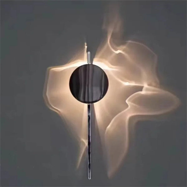 ChromeGlow | Moderne Ronde LED Wandlamp – Minimalistisch Design in Roestvrij Staal