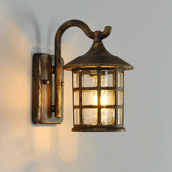 Waterdichte Retro Wandlamp voor Balkon, Tuin & Terras