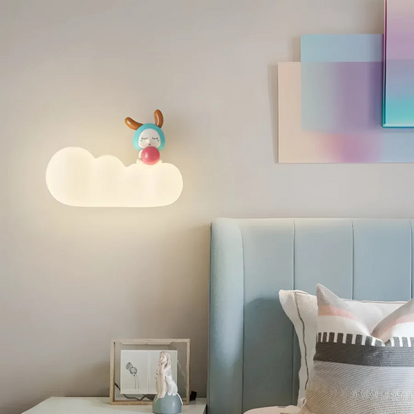 Zachte Wolk Wandlamp voor Kinderkamers  Gezellig LED Nachtlampje voor Slaapkamers
