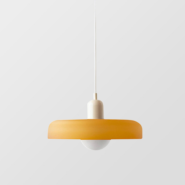 Moderne Art Deco Glazen Hanglamp – Kleurrijke Halo Plafondlamp