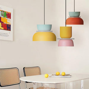 Moderne Nordische Kleurrijke Hanglamp – DulceHue Verstelbare Plafondlamp