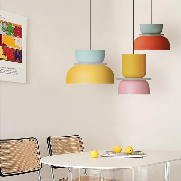 Moderne Nordische Kleurrijke Hanglamp – DulceHue Verstelbare Plafondlamp