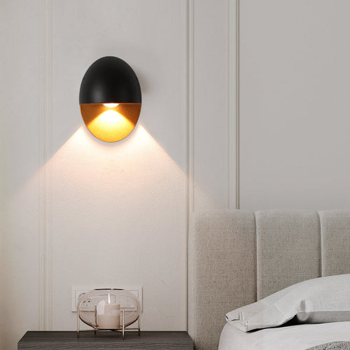 Minimalistische Ovale LED Buitenwandlamp – Moderne & Energiezuinige Verlichting