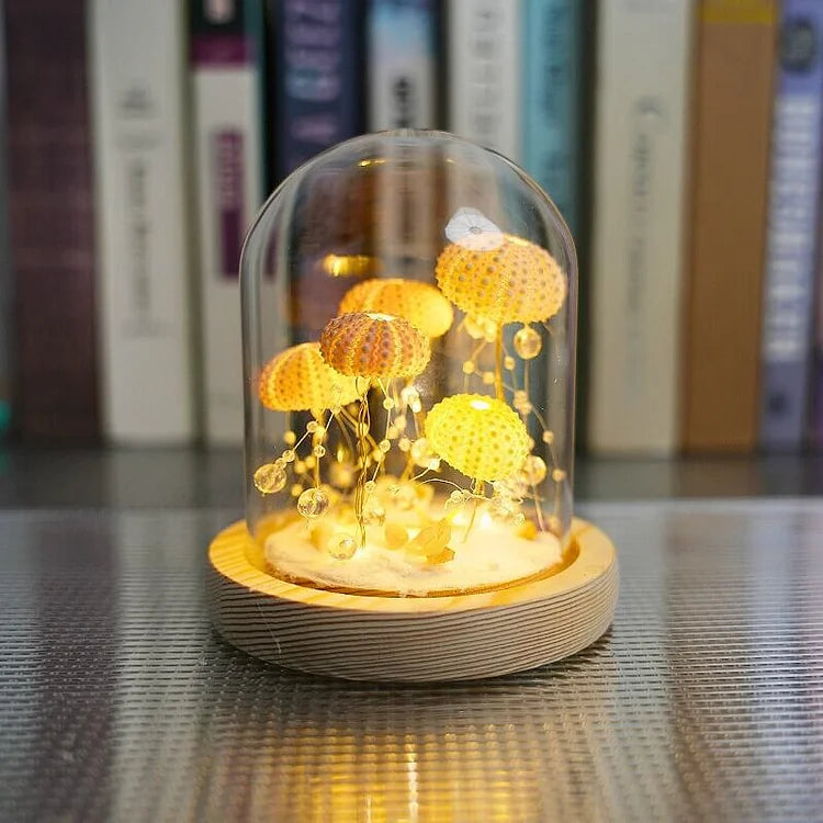 Moderne Urchin Glow Nachtlamp – Kunstzinnige Zee-egel Lamp voor Sfeervolle Woondecoratie