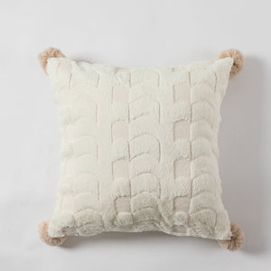 Geborduurde Kussenhoes met Patroon 45x45cm – Elegante Woondecoratie