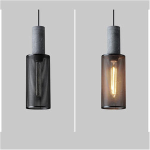 Industriële LED-Pendellamp | Moderne Hanglamp van Beton & IJzer voor Huis & Café