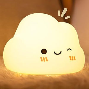 Zacht Wolk Nachtlampje – BPA-vrije Siliconen Kinderkamer Lamp