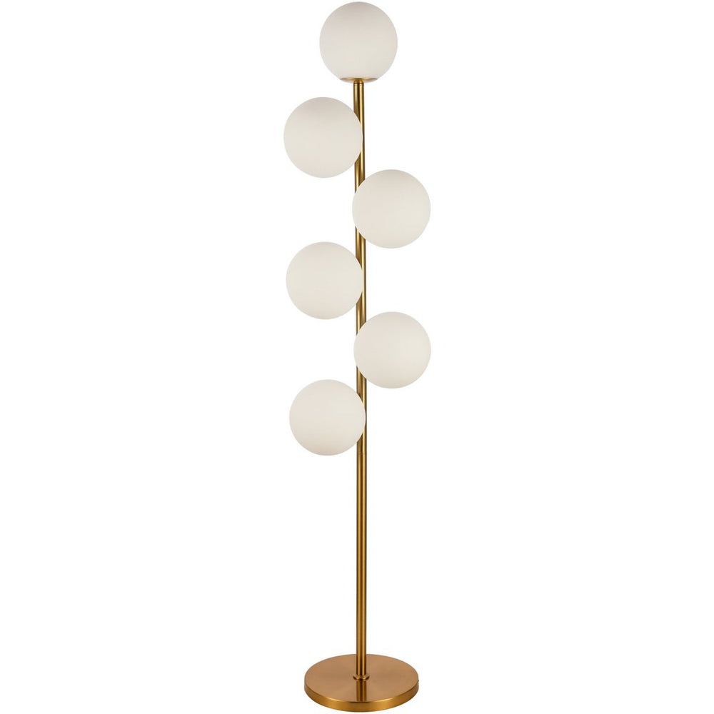 Vloerlamp Jenna White Gold – Moderne Designlamp – Chic & Stijlvol